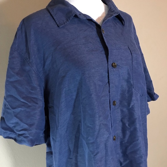 Jack O'Neill Collection Men's Short Sleeve blue Shirt Size L - Picture 6 of 9